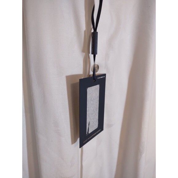 Hart Shaffner Marx Men's XL Shirt White Short Sleeve Button Feather Pattern NWT - Picture 5 of 12